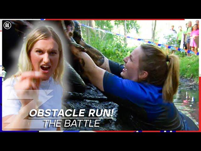 JUFFROUW IN DE BLUBBER! | The Battle Obstacle Run | Zappsport |