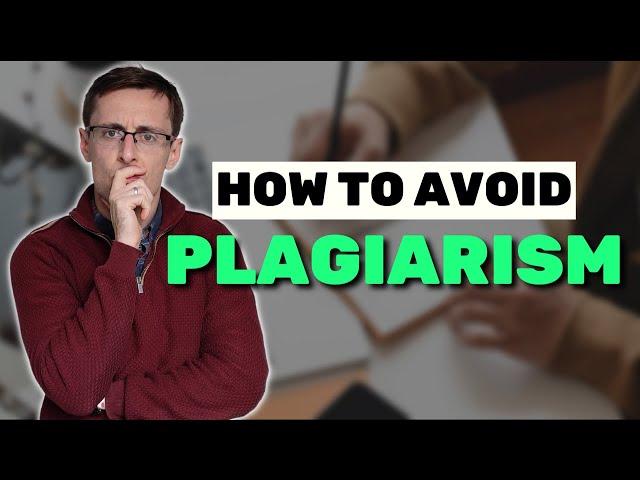 Avoid plagiarism in your research paper or thesis with this simple technique