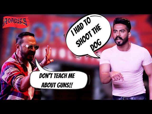 Roadies Auditions | Justification of his sinister acts angered Nikhil | Aakash Rana Audition