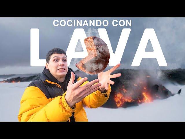 Cooking with LAVA in a North Pole Volcano