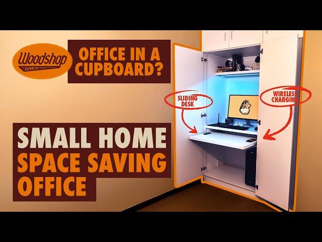 Small Home Space Maximizing Desk - Mini Home Office