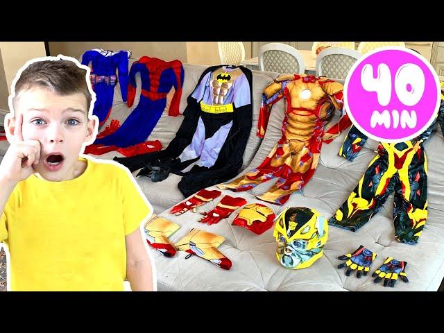 Five Kids Pretend Play Rescue Mission + more Children's Videos