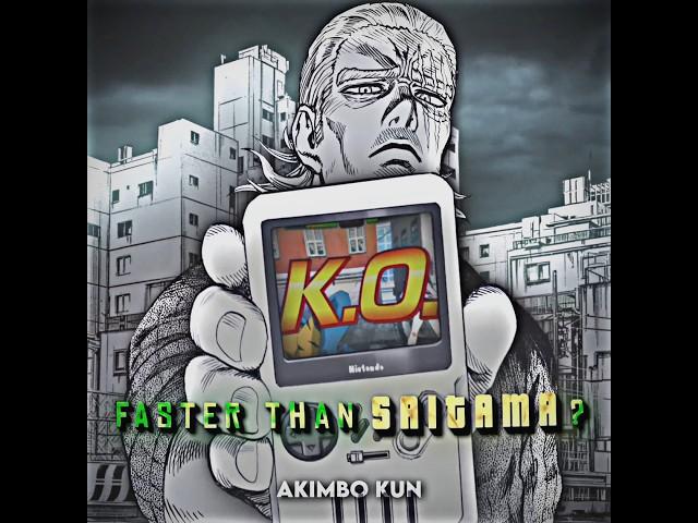 Faster than SAITAMA  - King | One Punch Man Edit | #onepunchman #opm #edit #opmedit