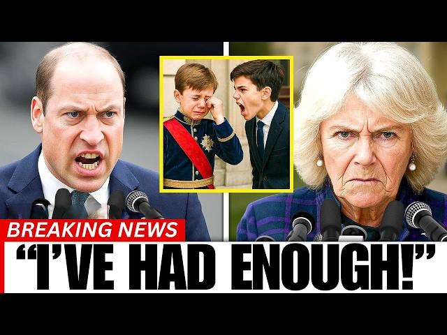 Prince William STRIPS Royal Title From Camilla's Grandson After CAUGHT Bullying Prince George!