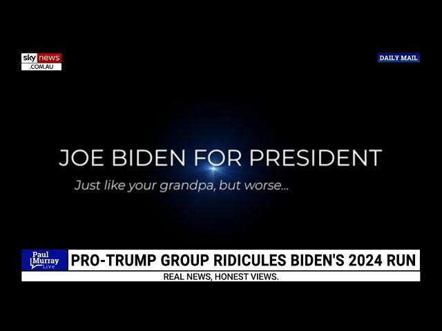 'It's hilarious': Pro-Trump group ridicules Biden's 2024 presidential run