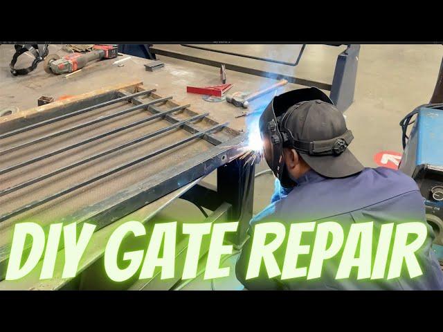 METAL GATE REPAIR HOW TO