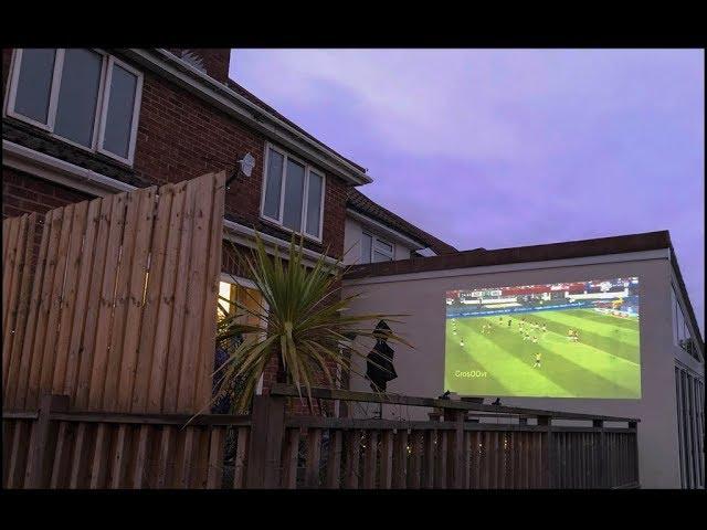 I created my own 250" Outdoor Cinema for less than you think!