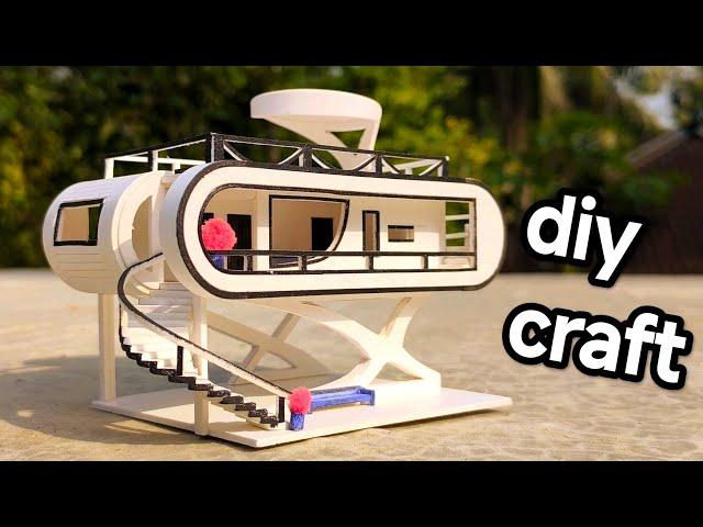 architecture  , craft ideas - how to make miniature house , house design