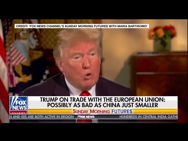 Donald Trump: "The European Union is possibly as bad as China, just smaller!"