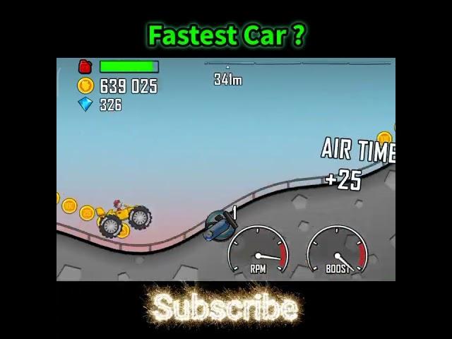 Hill Climb Racing Fastest Car 