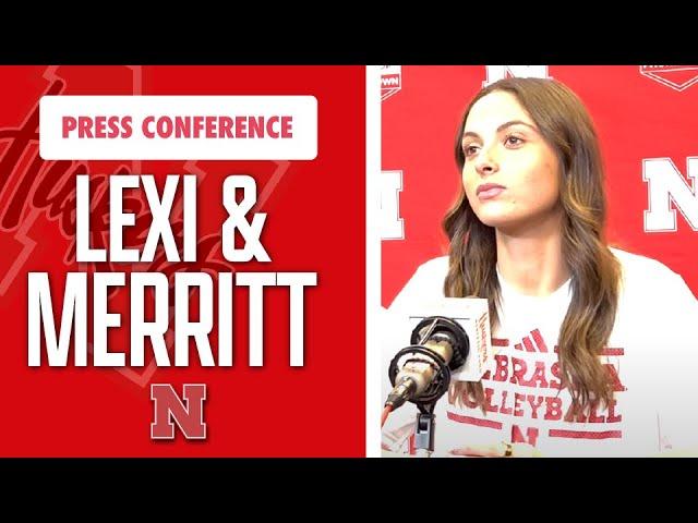 Nebraska Volleyball's Lexi Rodriguez and Merritt Beason talk NCAA Tournament, Big Ten Title I GBR