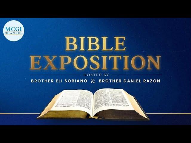 MCGI Bible Exposition | September 1, 2022 | 12 AM PHT