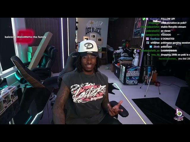 Duke Dennis reaction to someone bidding nearly $300k using his name to play video games with Poki 