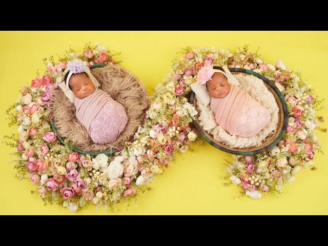 OUR Newborn TWIN's Photoshoot