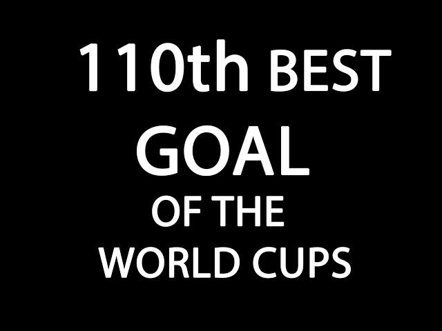 Ralf Edström scored the 110th best goal of the World Cups against Germany in Germany 74.