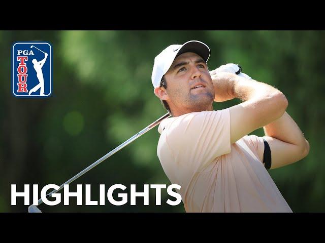 Scottie Scheffler shoots 4-under 66 | Round 2 | TOUR Championship | 2022