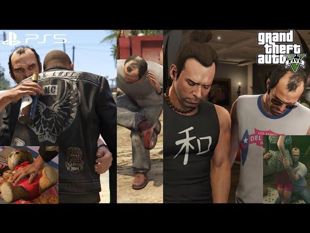 GTA 5 - All Trevor Cutscenes (PS5 Gameplay 2021)