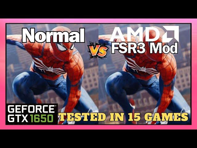 LukeFz FSR3 Framegen Mod in 15 Games | Gtx 1650 Laptop #gtx1650 #fsr3 #gaming