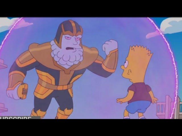 THE SIMPSONS X MARVEL Cross-over Compilation (Loki, Thanos, Ironman, Thor, Hulk etc.)