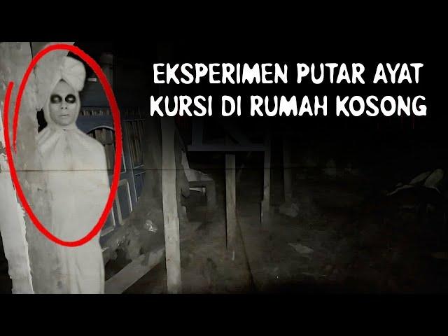 AKIBAT PUTAR AYAT KURSI DI RUMAH KOSONG, PENAMPAKAN HANTU TERJELAS DAN SERAM | CCTV HOROR 4