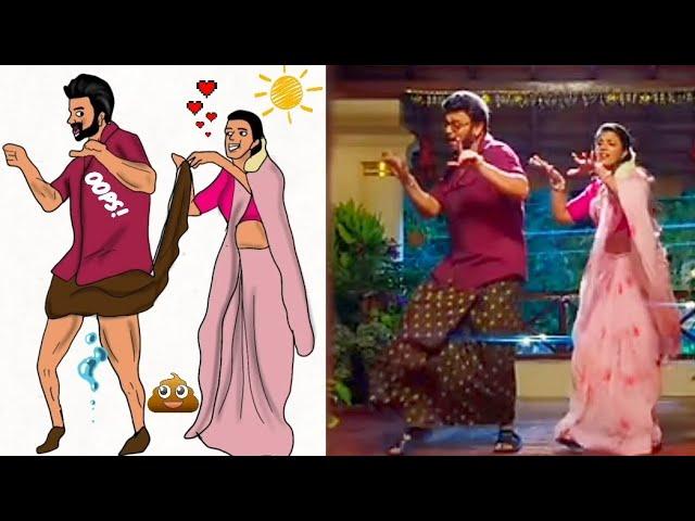 Godari Gattu Full Video Song Funny Drawing Meme | Part - 2 | Sankranthiki Vasthunam | Venkatesh