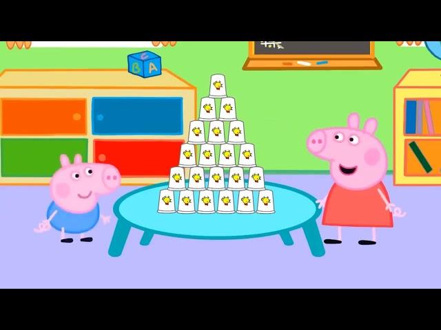 Peppa & Roblox Piggy, Episode 39: Peppa's Cup Tower