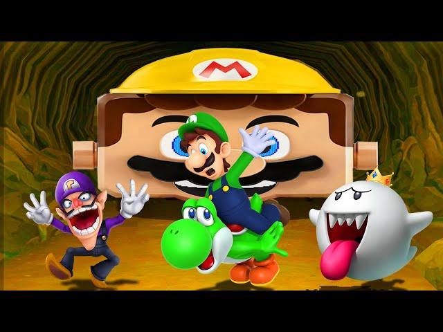 Mario Party 6 - Battle Bridge 2 vs 2 - Luigi and Yoshi vs Boo and Waluigi