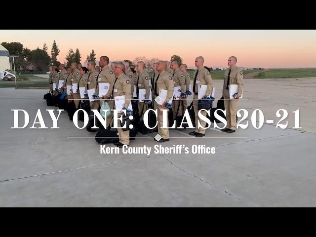 Day One of Academy for Deputy Sheriff