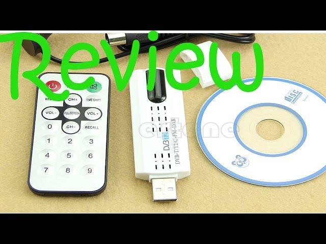 Review // Digital HDTV Stick Tuner Receiver + FM + USB Dongle DVB-T2 / DVB-T / DVB-C