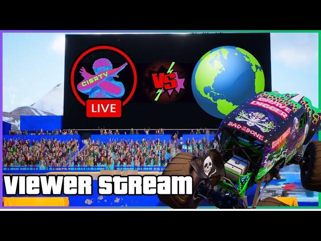 CISRtv Vs. The World | Monster Jam Showdown Multiplayer Viewer Stream | Let's Play Together!