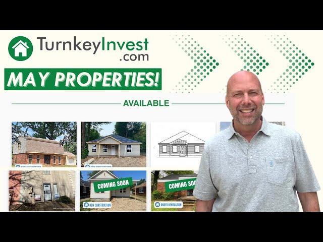 TurnkeyInvest.com May Investment Properties (Updated)