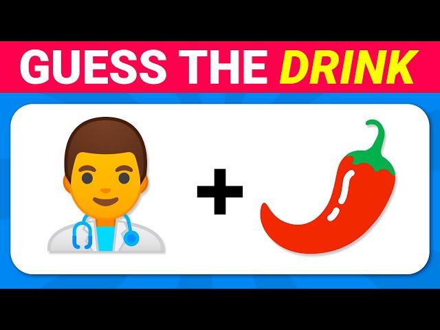  How Many DRINK Can You Guess By Emoji...? Emoji Quiz 2024 