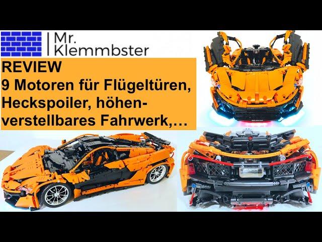 Review von Mould King Supercar McLaren P1 - 13090 SD