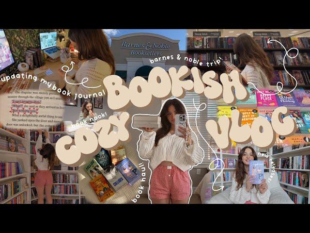 spend the day doing book stuff with me!  barnes & noble trip, book haul, reading journal etc.