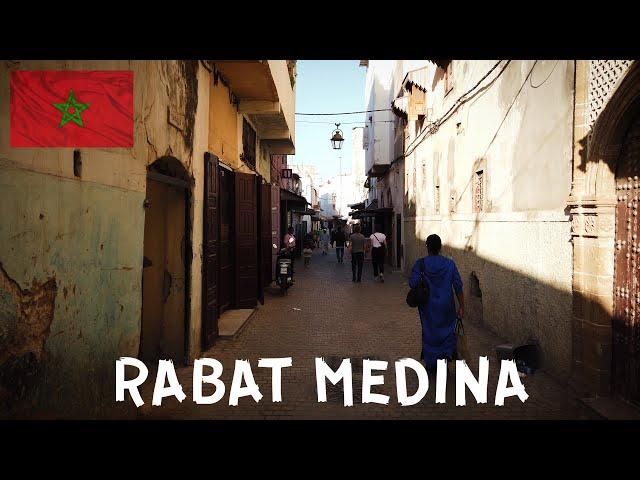  Rabat Medina | Morocco Walking Tour 4K