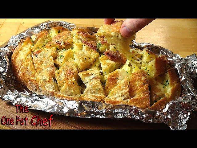 Cheesy Pull Apart Garlic Bread | One Pot Chef