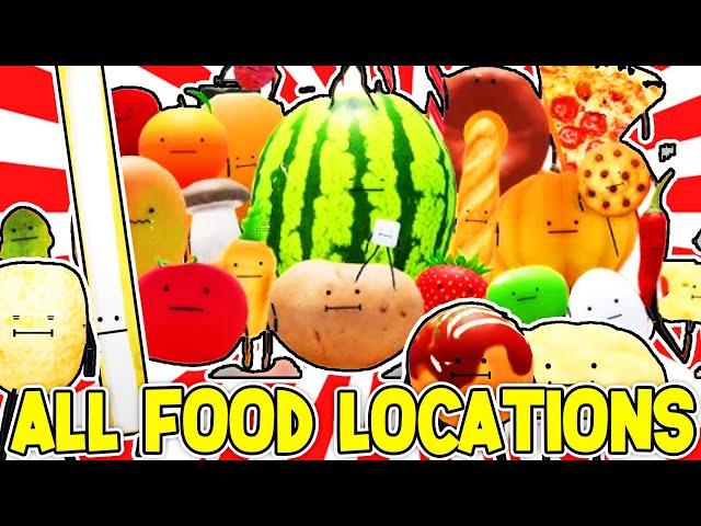 *NEW* How To Get ALL FOODS (ALL FOOD LOCATIONS) in Secret Staycation! ROBLOX