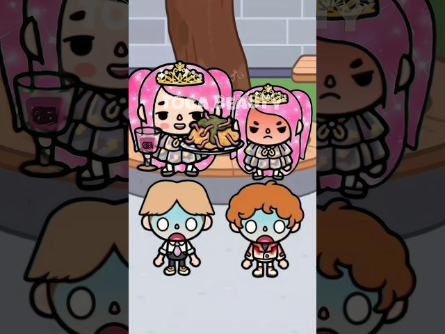 Evil black hair wants to disguise itself as good pink hair (PT.2) #tocaboca #tocalifeworld #shorts