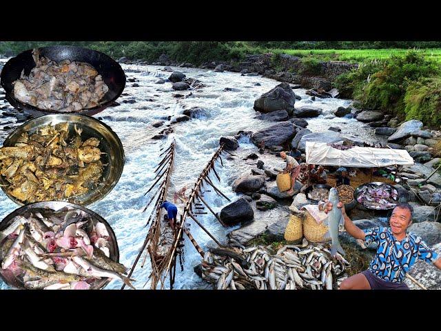 खोलाको किनारमा एकदिन एकरात माछा खादै अर्गानिक रमाइलो | Fishing Cooking and Eating in River