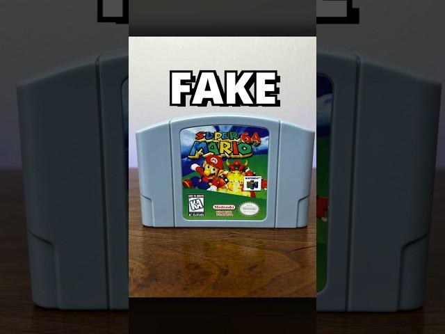 FAKE Super Mario 64 Cartridge! 