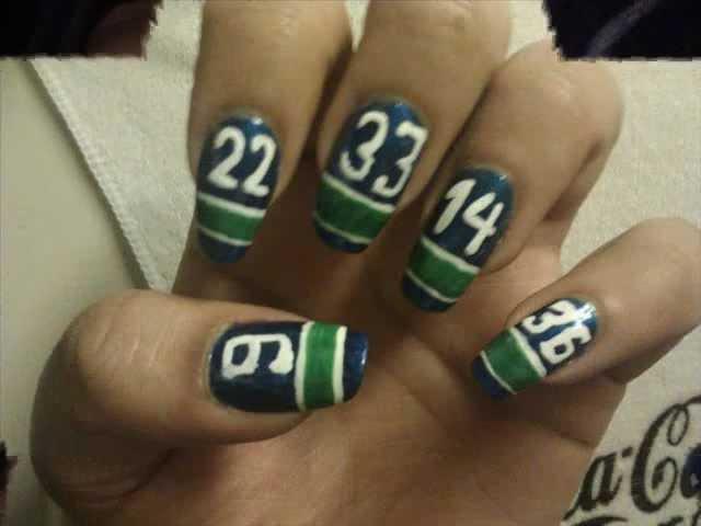 Canucks Nails