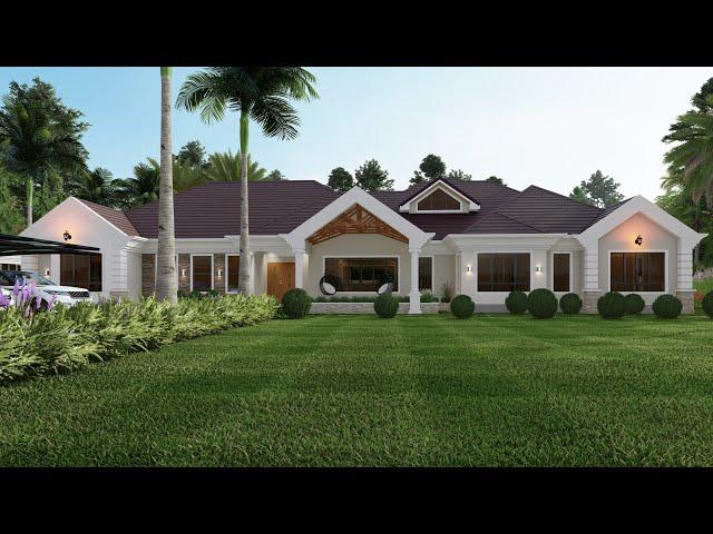 STUNNING 5-Bedroom House Design | House Plan | Private Lounge & Attic Included! 