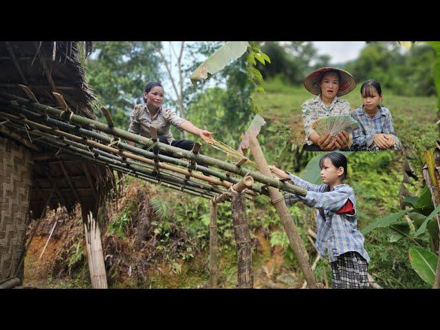 Lucky to meet a kind man. The two wandering girls also have a beautiful bamboo house. |THUHUYỀN