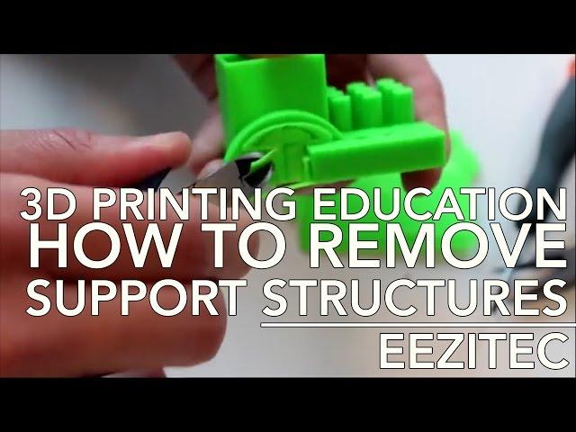 3D Printing Eduction: Removing Support Structures | Eezitec