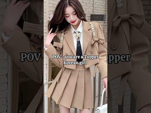 POV - you are a rich Korean girl ‍@chavi_creations #aesthetic#trending#korean #1m#shorts