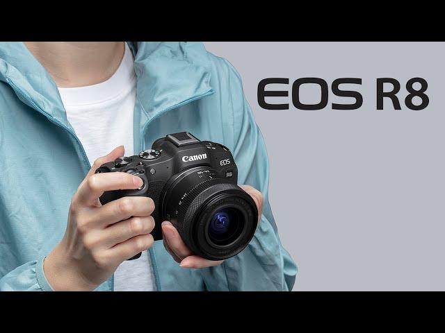 The Canon EOS R8 Full-Frame Camera