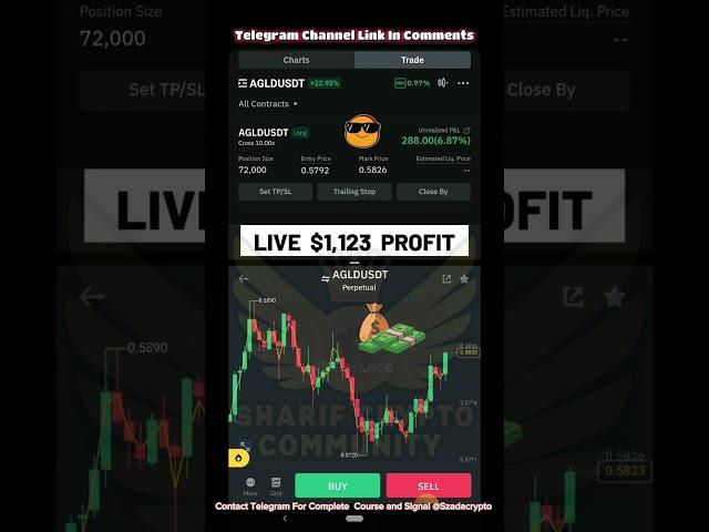 Agld live Future Trade #crypto #btc #cryptocurrency #cryptosignals #bitcoin #binance #trading #agld