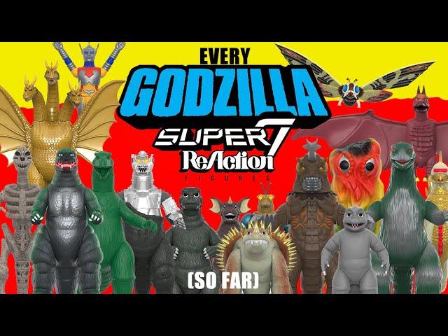 Every Godzilla Super7 ReAction Figure (So Far)