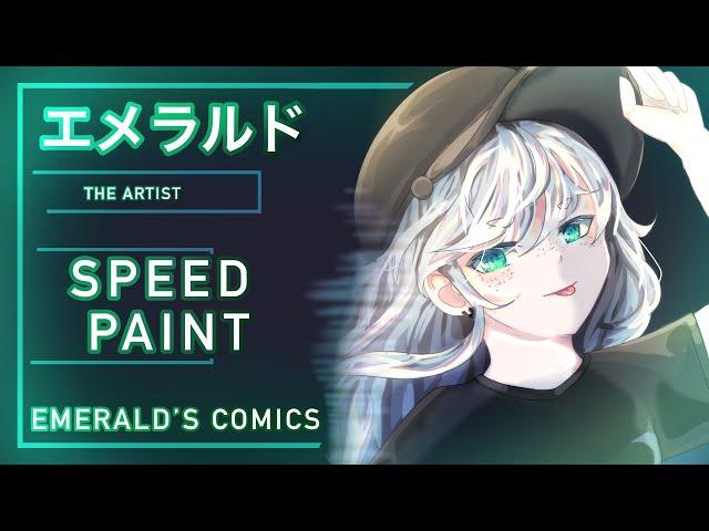 SPEEDPAINT "The Artist" - Emerald's Comics