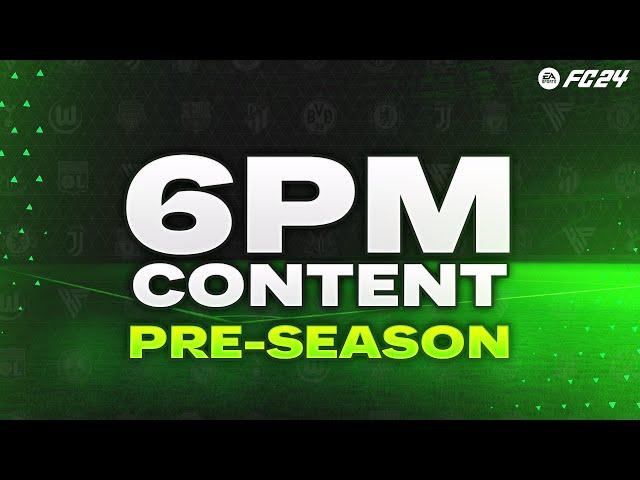 Pre-Season Team 1 6pm Content Breakdown | 24/8 | EAFC 24 #shorts